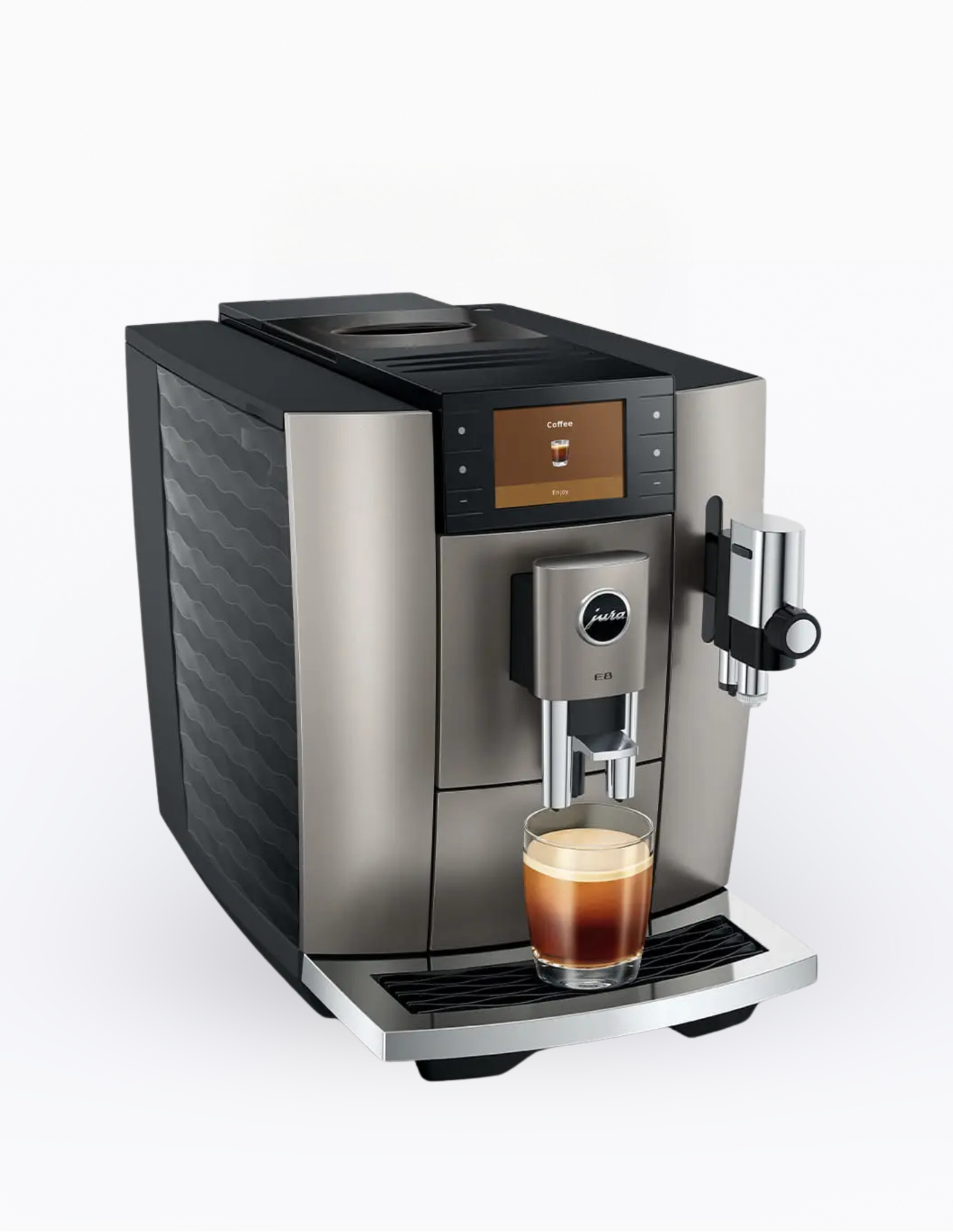 Jura E8 (ED) Kaffeevollautomat Midnight Silver