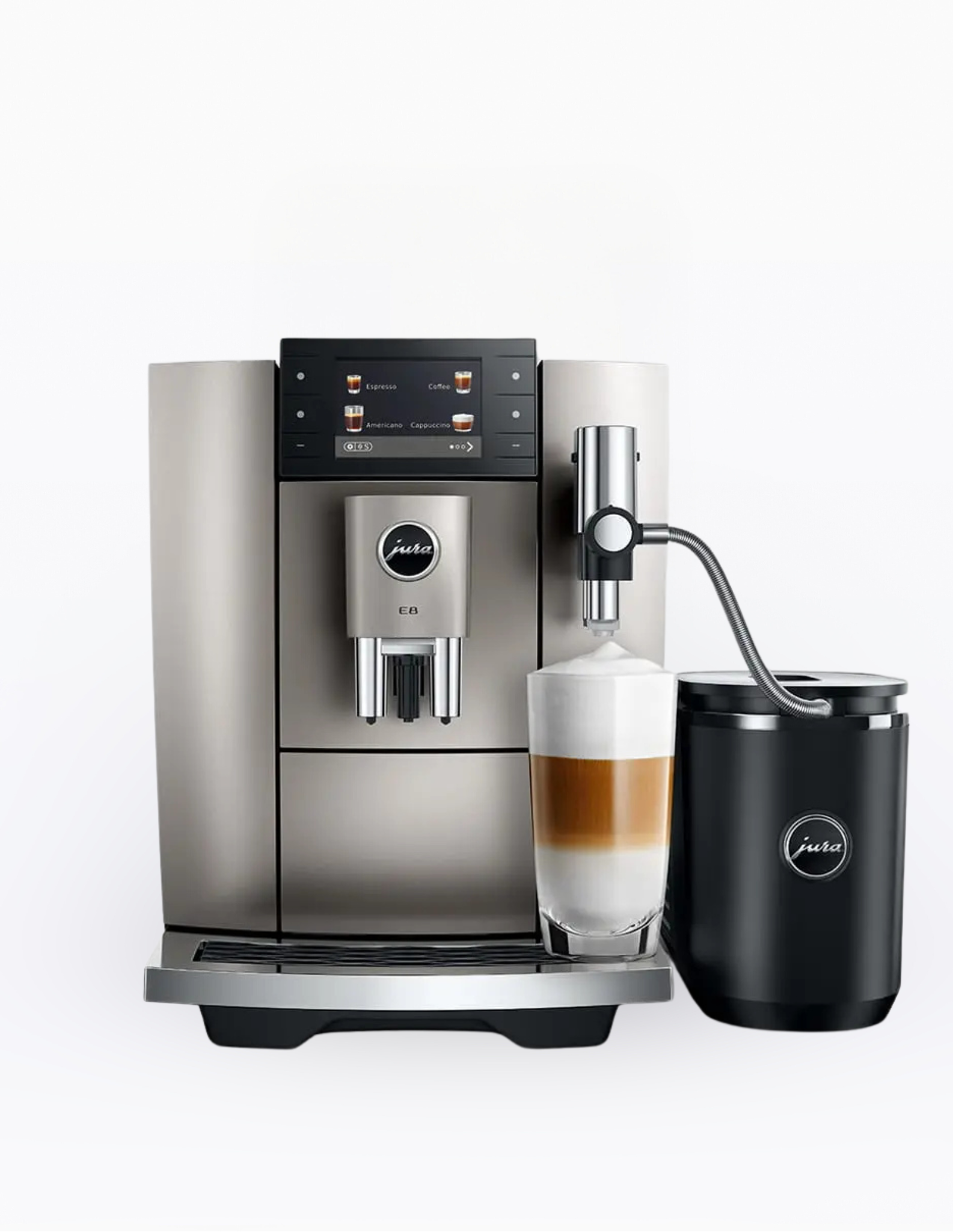 Jura E8 (ED) Kaffeevollautomat Midnight Silver
